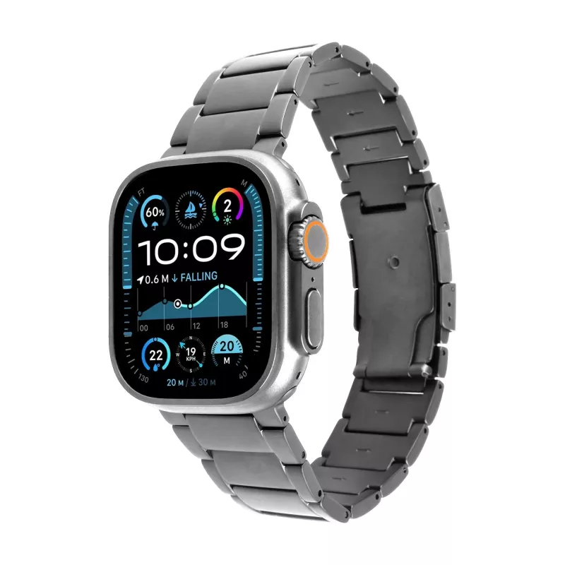 FIXED Titanium Strap pro for Apple Watch 44/45/46/49, Natural Titan
