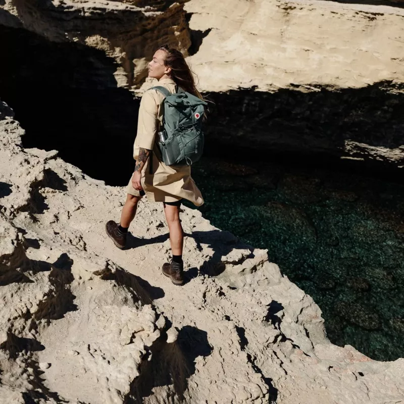 Fjällräven Abisko Hike Foldsack Mugursoma - Patina Green