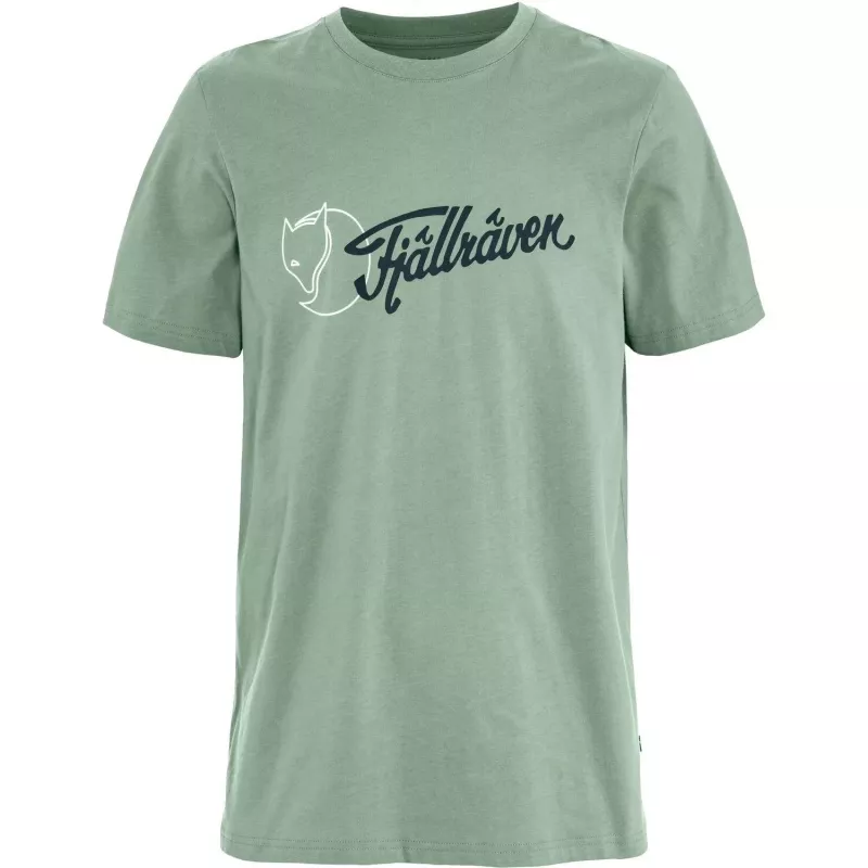 Fjällräven Archive Logo T-krekls - Misty Green, L izmērs