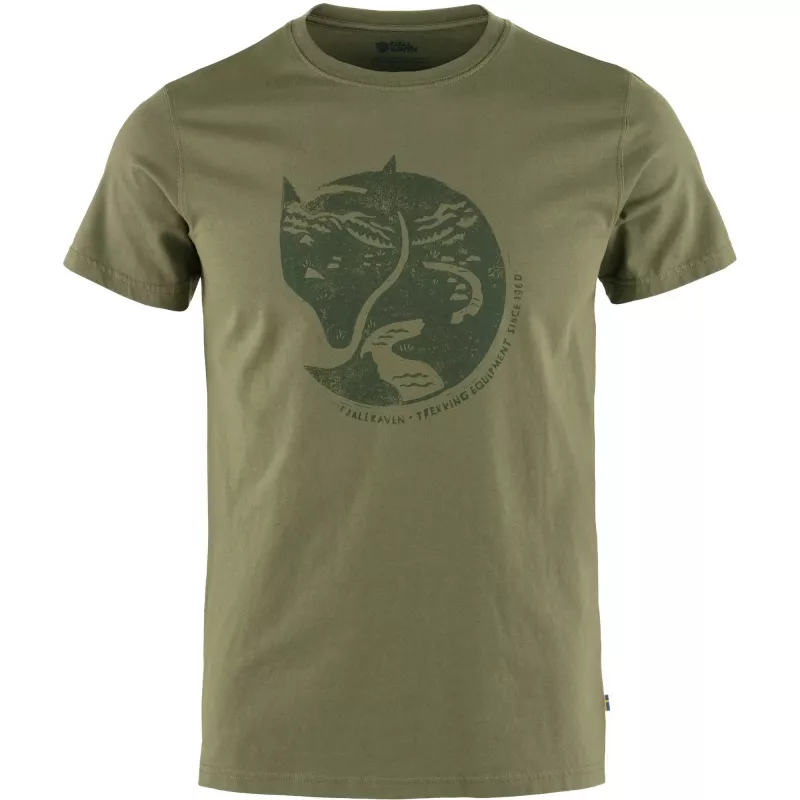 Fjällräven Arctic Fox T-krekls vīriešiem Laurel Green