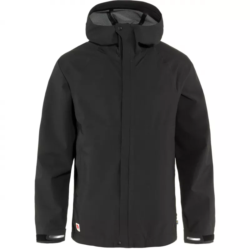 Fjällräven HC Hydratic Trail vīriešu lietusmētelis melns
