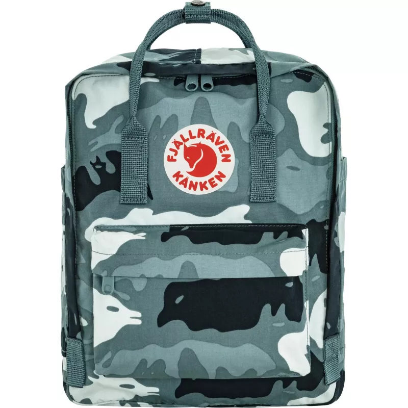 Fjällräven Kånken Graphics Mugursoma Nimbus Blue/Hidden Animals