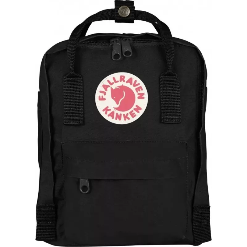 Fjällräven Kanken Mini Mugursoma - Melna