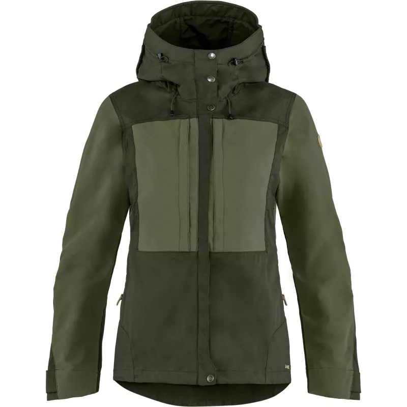 FJÄLLRÄVEN Keb Women's Jacket Deep Forest-Laurel Green