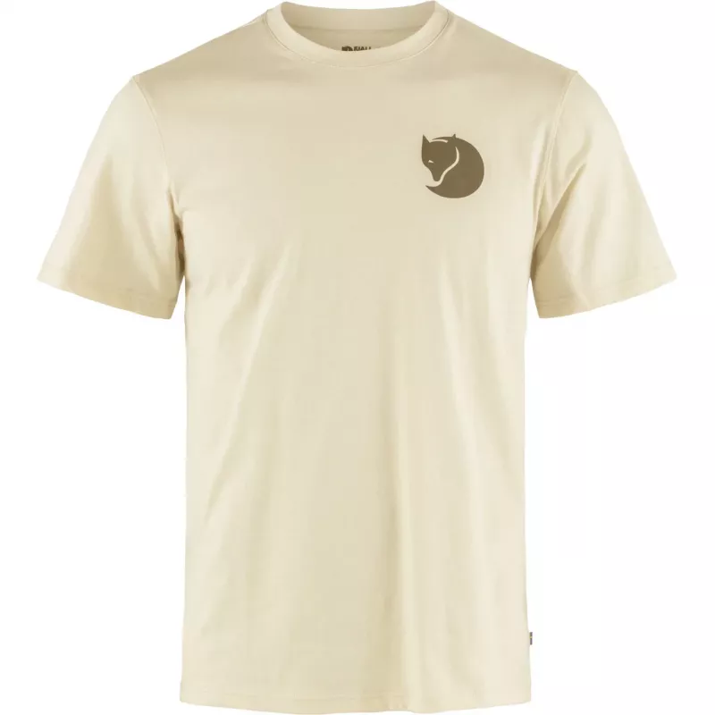 Fjällräven vīriešu Walk With Nature T-krekls Chalk White