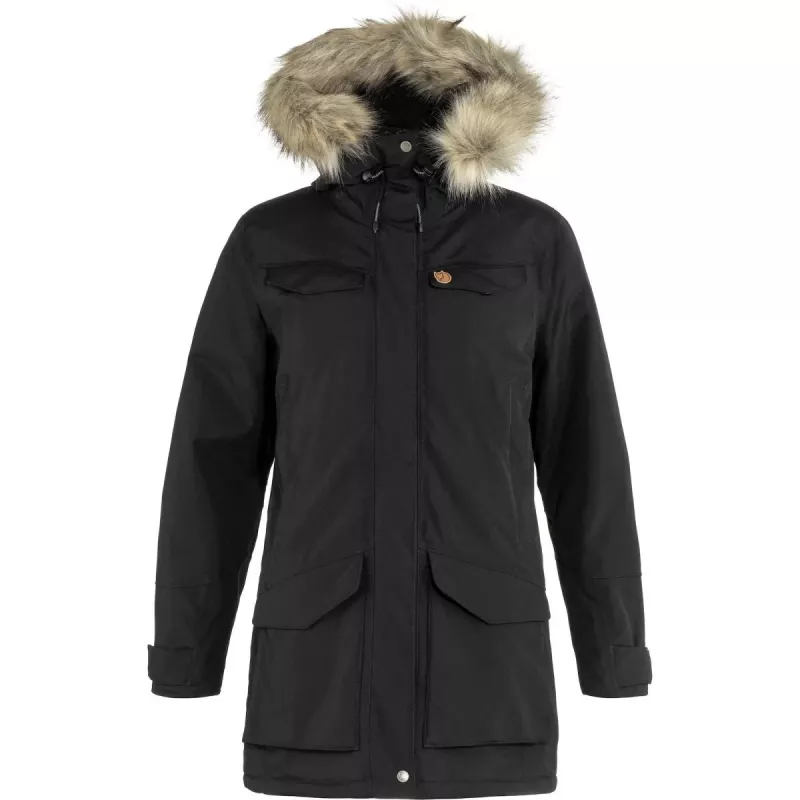 Fjällräven Nuuk Parka Jacket Women - Black - L