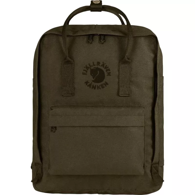 Fjällräven Re-Kånken Mugursoma Dark Olive 16L