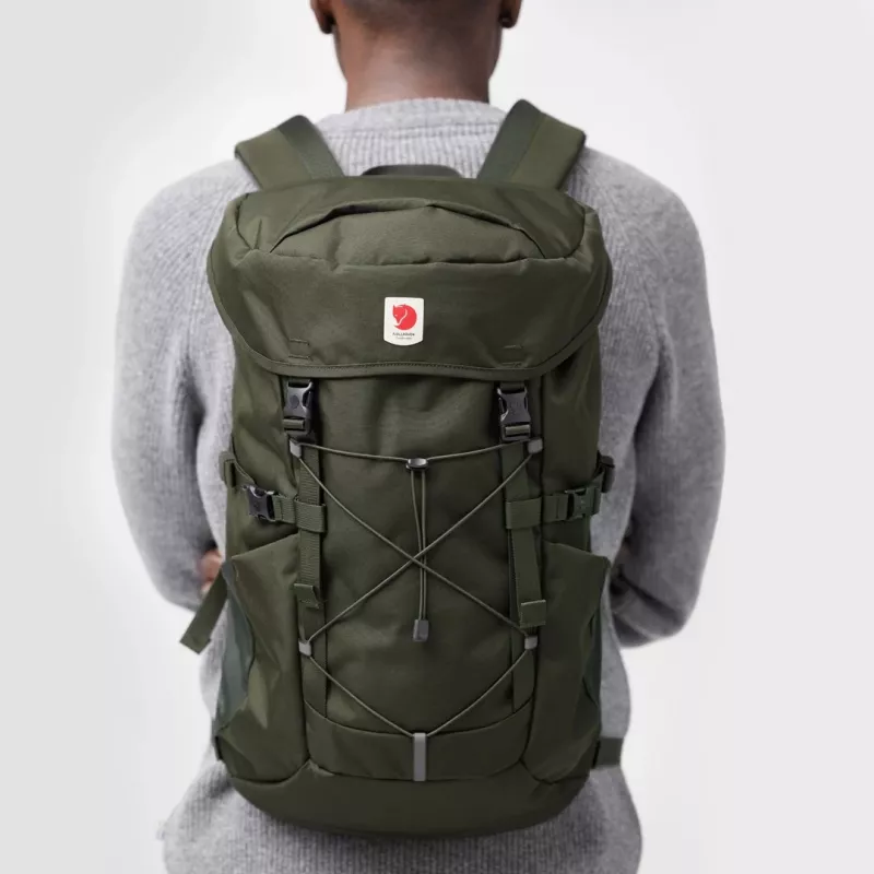 Fjällräven Skule Top 26 Mugursoma Green Oxford Reciklēts Poliesters