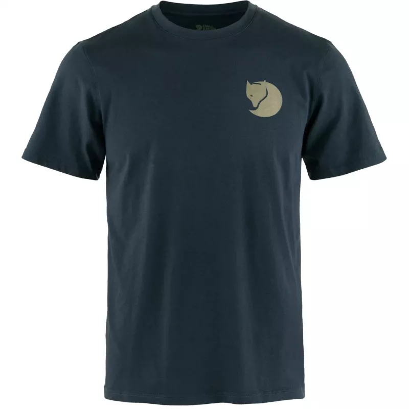 Fjällräven Walk With Nature T-shirt Men Dark Navy
