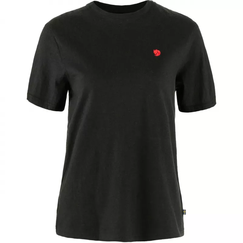 Fjällräven Sieviešu Hemp Blend T-krekls Melns