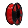 FlashForge PLA 1.75mm sarkans 1kg 3D printera pavediens