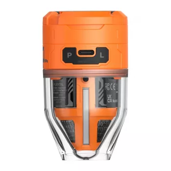 Flextail Max Pump 3 Pārnēsājams sūknis (Orange) – USB-C Uzlādējams gaisa sūknis ar LED gaismu, 3600 mAh, IPX4