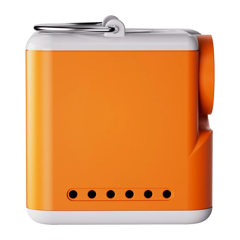 Flextail Nano Pump 5C2 Pārnēsājams Gaisa Sūknis (Oranžs) – USB-C Uzlādējams, 180L/min, IPX4