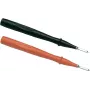 Fluke TP1-1 Slim-Reach testa zondes komplekts, CAT II 1000 V, 10 A, nerūsējošā tērauda uzgaļi, melna/sarkana (3971265)