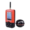FLYTEC XJ-01 Fishfinder - Pārnēsājams bezvadu sonārs ar 125 kHz, 90° staru, 36m dziļumu, FSTN LCD displeju