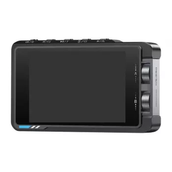 FNIRSI DS215H osciloskops – 100 MHz, 500 MS/s, 1 kanāls, iebūvēts signālu ģenerators, 2.8 inch TFT LCD, USB Type-C, uzlādējams akumulators, melns