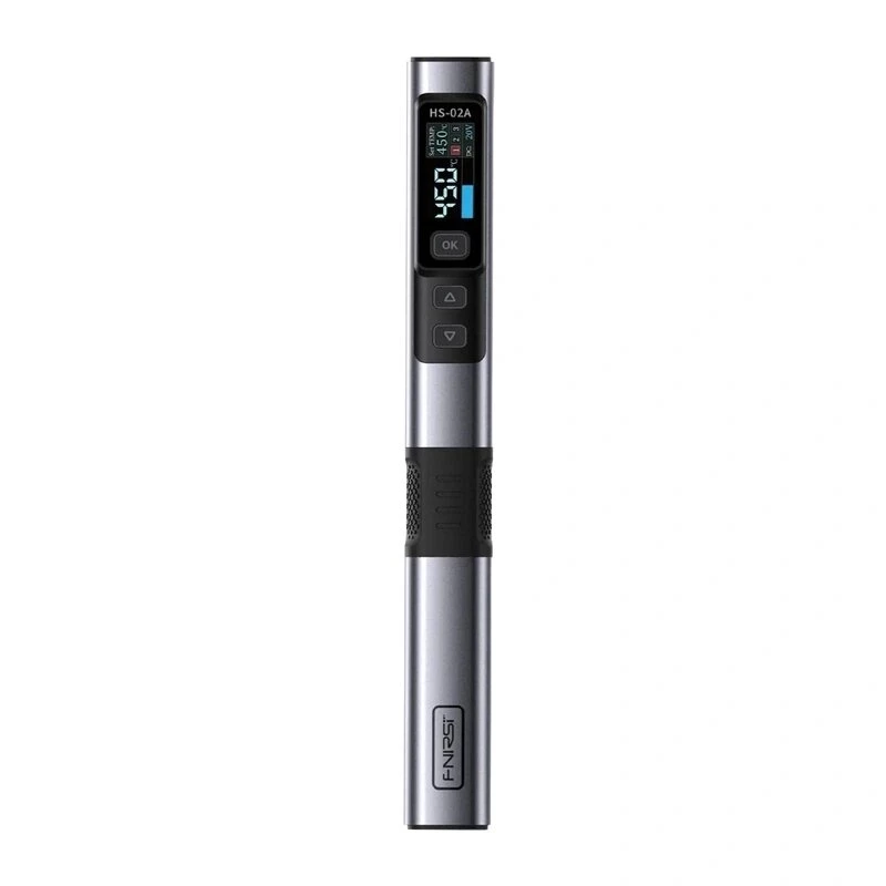 FNIRSI HS-02A 100W USB-C lodāmurs ar OLED displeju