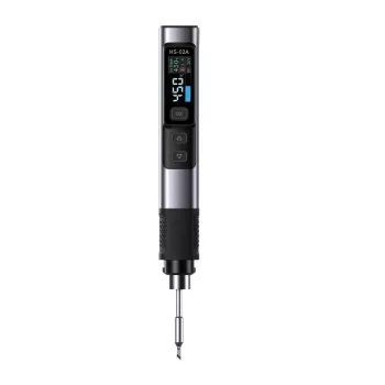 FNIRSI HS-02A 100W USB-C lodāmurs ar OLED displeju