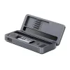 FNIRSI HS-02B Plus Tool Box 100W USB-C PD Lodāmurs ar 0.87 inch OLED displeju, 80-420°C, 6s uzsilšana, alumīnija korpuss, regulējams miega/izslēgšanas režīms, programmatūras atjaunināšana