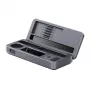 FNIRSI instrumentu komplekts HS-02B: 65W USB-C lodāmura komplekts ar OLED displeju, 3 uzgaļiem, lodalvu un statīvu