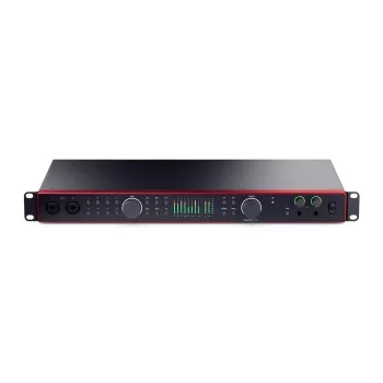 Focusrite Scarlett 18i20 4th Gen USB-C Audio interfeiss - 18 ieejas / 20 izejas, 8 priekšpastiprinātāji, 192 kHz, 24-bit, Rackmount