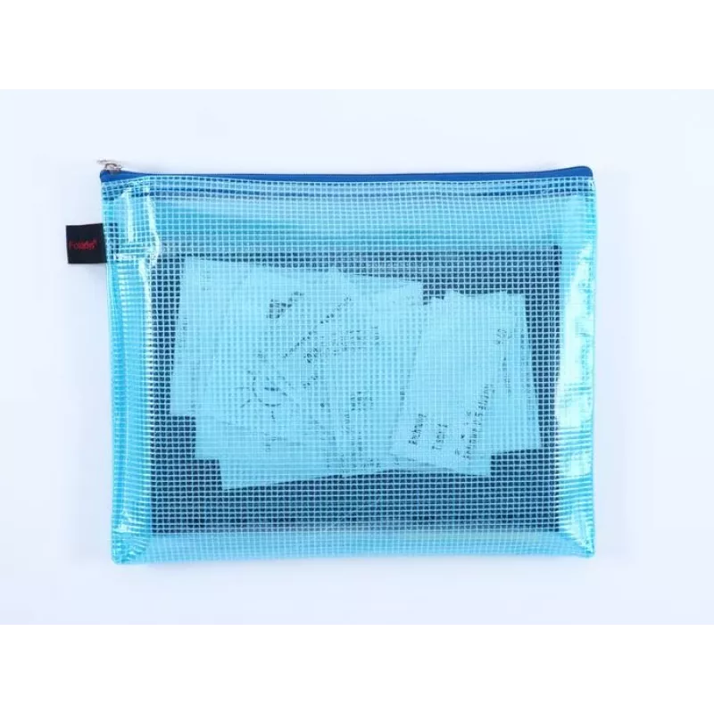 FOLDERSYS 10 A5 Zipper Bags Transparent PVC