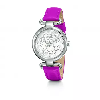 Folli Follie Donatella Sieviešu Kvarca Analogais Pulkstenis WF15T030SPW 30mm Sudraba Nerūsējošais Tērauds