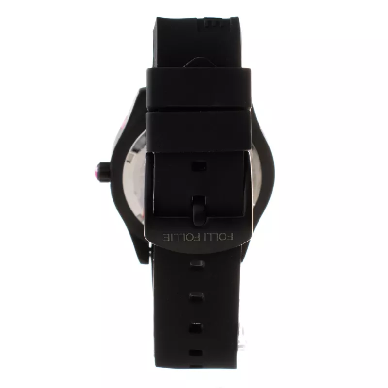 Folli Follie Donatella sieviešu kvarca pulkstenis 40mm rozā zelta nerūsējošais tērauds rozā āda