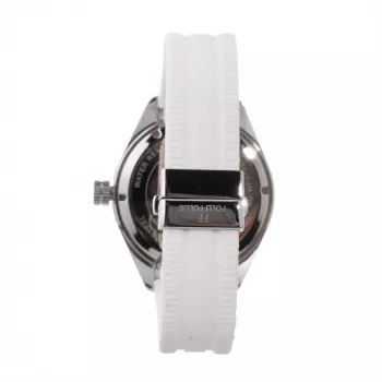 FOLLI FOLLIE Heart4Heart Sieviešu kvarca pulkstenis WF0T027ZDO 45mm Balta āda