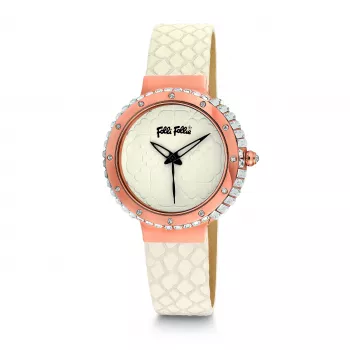 Folli Follie Heart4Heart Sieviešu kvarca pulkstenis WF13B012SPI 35mm Rožu zelts