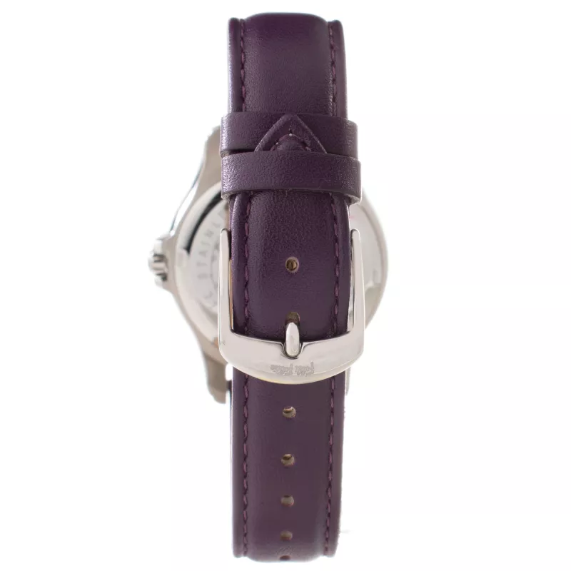 Folli Follie Heart4Heart Sieviešu kvarca pulkstenis WF15T031SSW 34mm Nerūsējošais tērauds Sudrabs Balts
