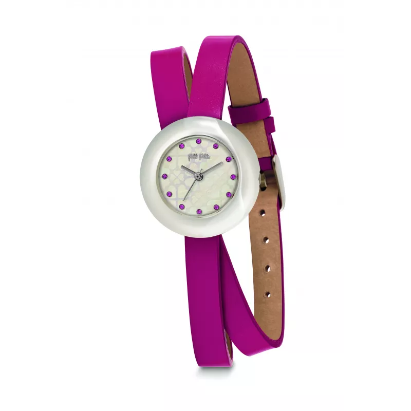 FOLLI FOLLIE Heart4Heart Sieviešu Pulkstenis WF13F030SSP 28mm Nerūsējošais Tērauds Sudrabs