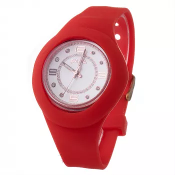 FOLLI FOLLIE Heart4Heart Sieviešu Pulkstenis WF13P020ZSR 40mm Roze Zelts Nerūsējošā Tērauda Siets Rokassprādze Kvarca Analogais