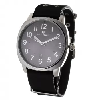FOLLI FOLLIE Unisex Pulkstenis WT14T0015DFDF 40mm Nerūsējošais Tērauds Balta Āda