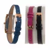 Folli Follie WF13B064SPWA Sieviešu kvarca analogais pulkstenis - balta ādas siksniņa, 34mm rozā zelta korpuss