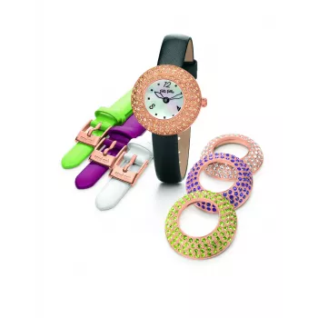 FOLLI FOLLIE Sieviešu pulkstenis WF0B055SPS 30mm Nerūsējošais tērauds Sudrabs Balts ciparnīca