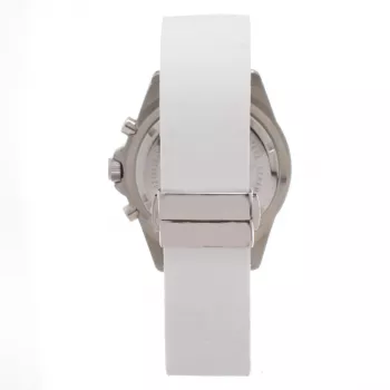 Folli Follie Sieviešu Dynasty kvarca analogais pulkstenis WF8T031ZEW 45mm balta āda