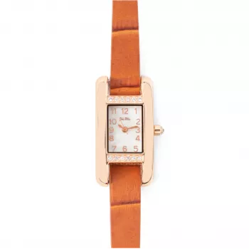 Folli Follie Sieviešu Pulkstenis WF13B064SPW 20mm Roze Zelts Nerūsējošais Tērauds