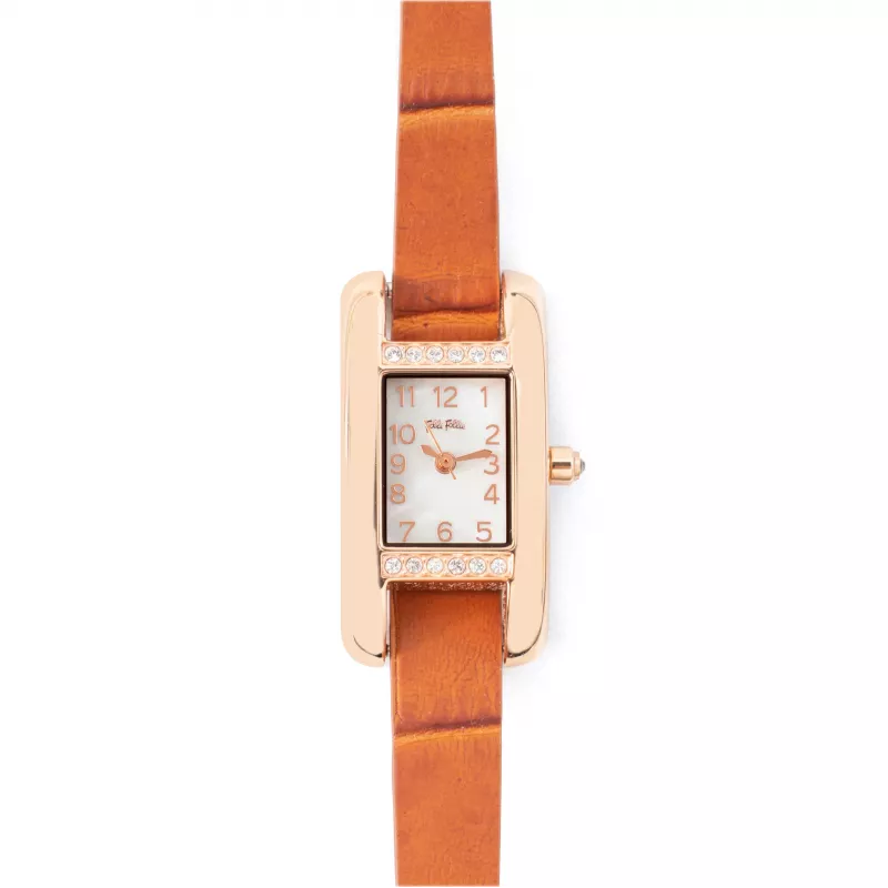 Folli Follie Sieviešu Pulkstenis WF13B064SPW 20mm Roze Zelts Nerūsējošais Tērauds