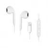 Forcell F-Audio HR-ME25 Lightning austiņas ar mikrofonu un tālvadību, baltas