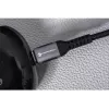 Forcell F-Energy Cafule USB-C to USB-C kabelis 2 m 240 W PD 5A QC 4.0 pīts melns