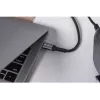 Forcell F-Energy Cafule USB-C uz USB-C kabelis 3m 240W PD 3.1 QC 4.0 pīts melns