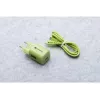 Forcell F-Energy GaN III VT-41 33 W GaN sienas lādētājs, 1x USB-C PD 3.0/PPS un 1x USB-A QC 4.0, zaļš