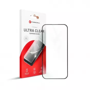 Forcell Ultra Clear Glass rūdīta stikla ekrāna aizsargs Xiaomi Redmi 14C, melns rāmis