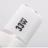 Forcell VT-41 GaN III 33W sienas lādētājs ar 1x USB-C PD 3.0 un 1x USB-A QC 4.0 (balts)