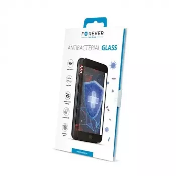 Forever Apple iPhone X/XS/11 Pro Antibakteriāls Rūdīta Stikla Ekrāna Aizsargs Melns Rāmis