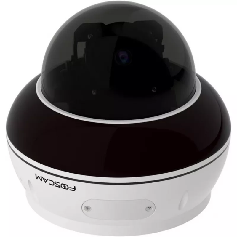 Foscam D8ET-W 8MP 4K UHD PoE PTZ IP kupola kamera ar AI noteikšanu, balta
