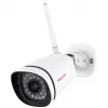 FOSCAM FN7108W-B4-1T 8 kanālu bezvadu NVR drošības sistēma ar 4x FI9910W 1080P ložu kamerām, 1TB HDD, balta