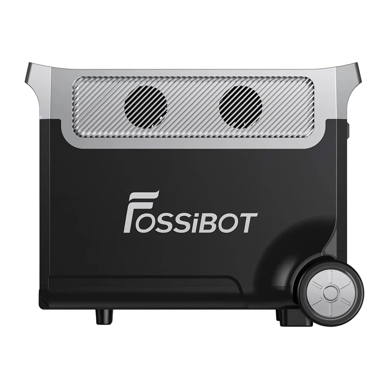 FOSSIBOT FB3840 3840Wh LiFePO4 pārnēsājama enerģijas stacija 2200W tīra sinusoidāla maiņstrāvas izeja, saules enerģijai gatava, paplašināma baterija