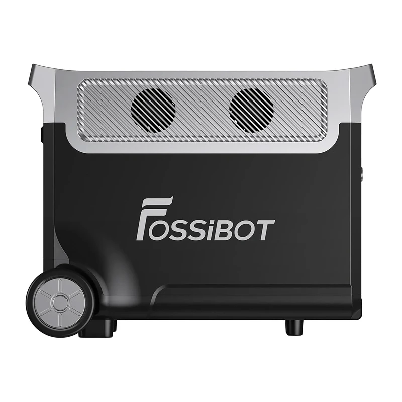 FOSSIBOT FB3840 3840Wh LiFePO4 pārnēsājama enerģijas stacija 2200W tīra sinusoidāla maiņstrāvas izeja, saules enerģijai gatava, paplašināma baterija